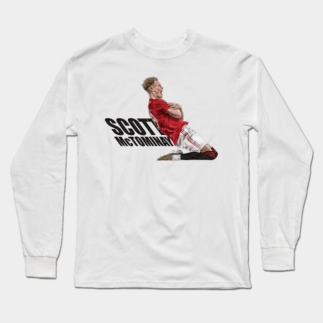 scott Mctominay Long Sleeve T-Shirt by Vamos Store